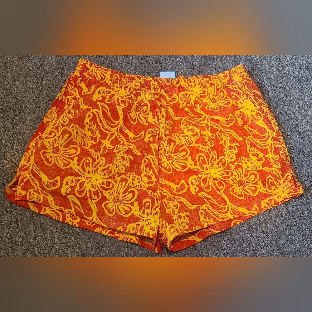 Vintage Pacific Bay Sunwear men's swim shorts 100% Cotton Size Large 36 38